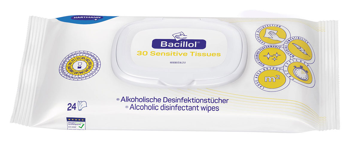 Bacillol 30 Sensitive Tissues Desinfektionstücher